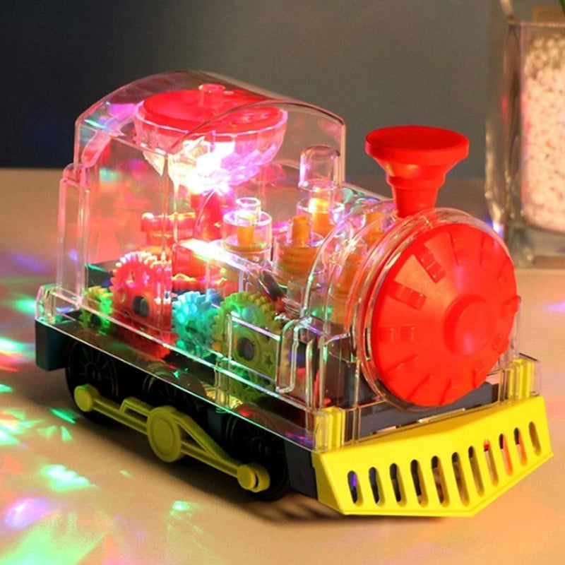 Electric Transparent Gear Train