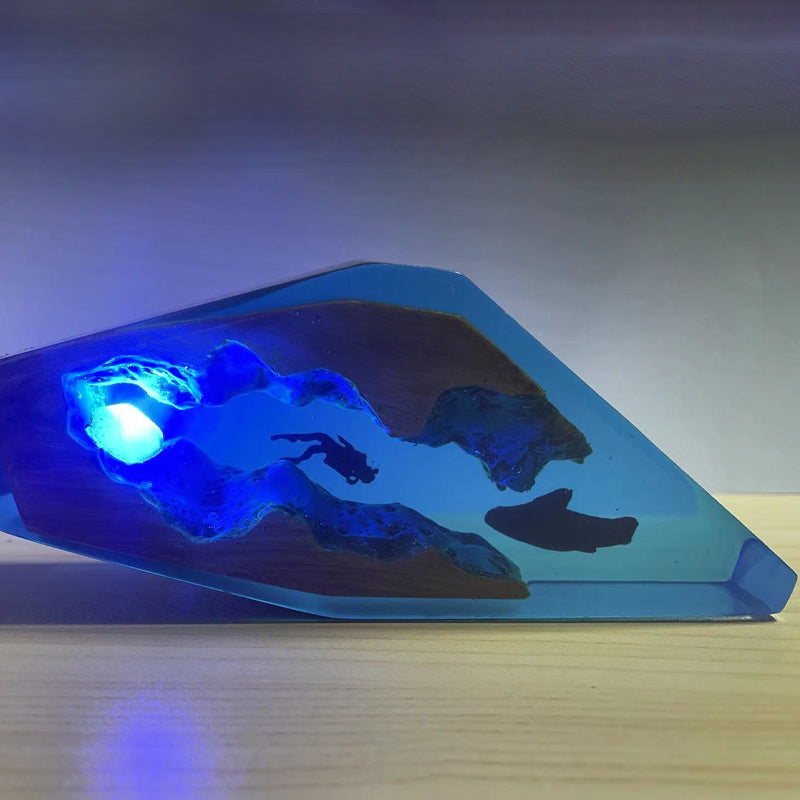 Diver Shark Night Light