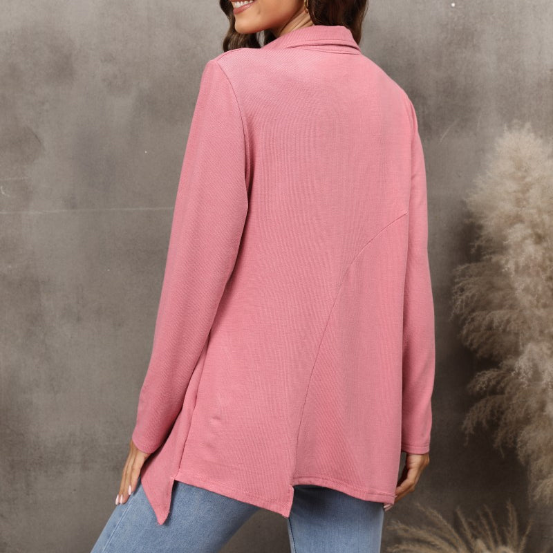 Long Sleeve Irregular T-shirt