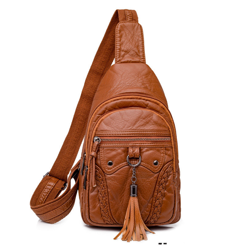 Women's Shoulder Bag  With a Tassel