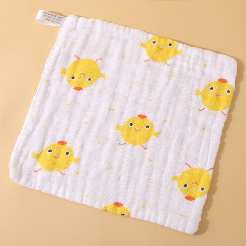 Baby Cartoon cotton gauze towel