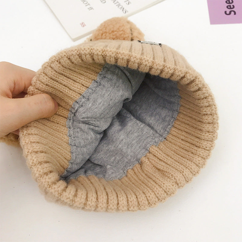 Winter Cat Ears Knitted Beanie