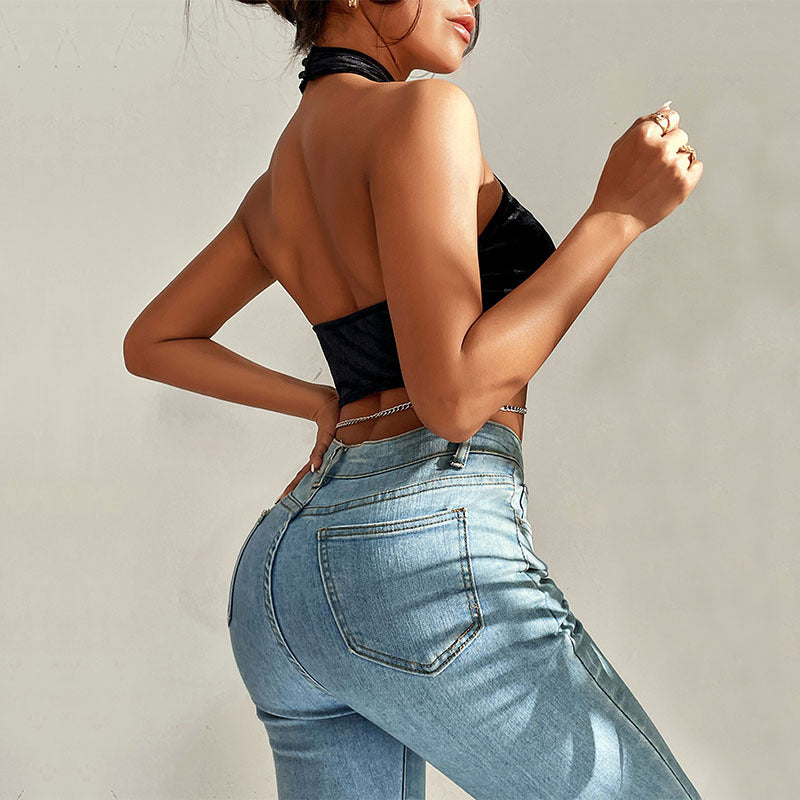 Sexy Chain Halter Tank Top