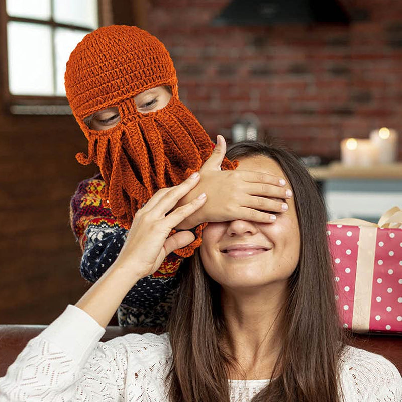 Handmade Woolen Octopus Hat