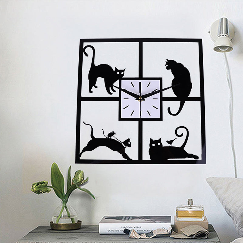 Black Cat Clock
