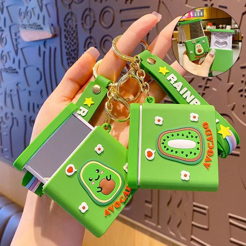 Cute Avocado Keychain