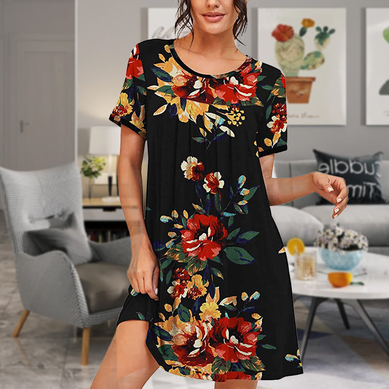 Printed Plus Size Dress