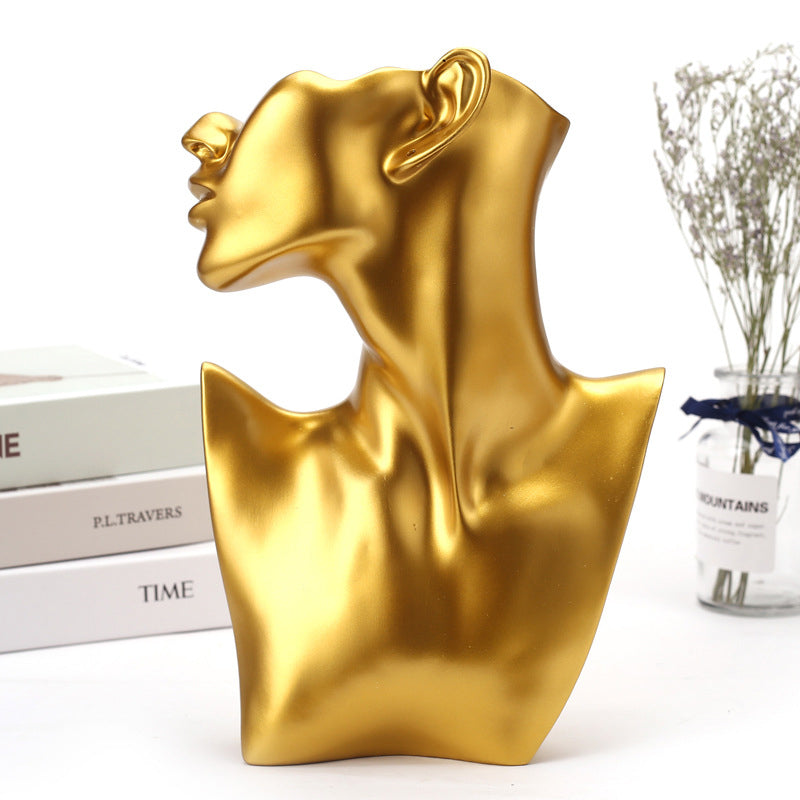 Modern Resin sculpture neck Decoration