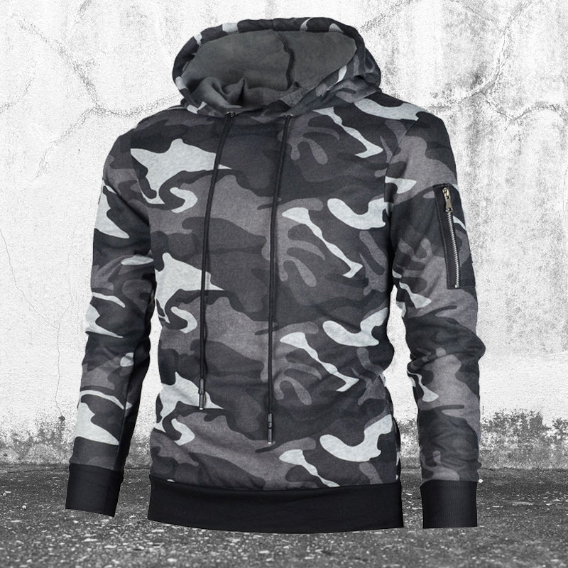 Camouflage Hooded Sweatshirt