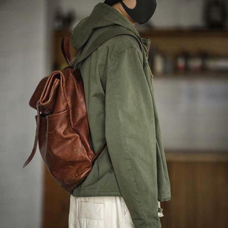 Retro Military Workwear Sweatshirt