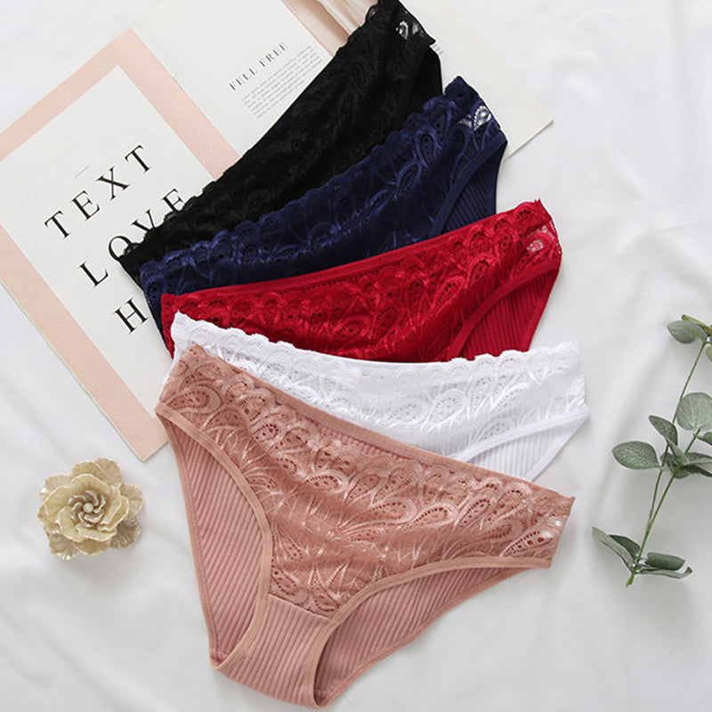 Women's Solid Color Cotton Underwear