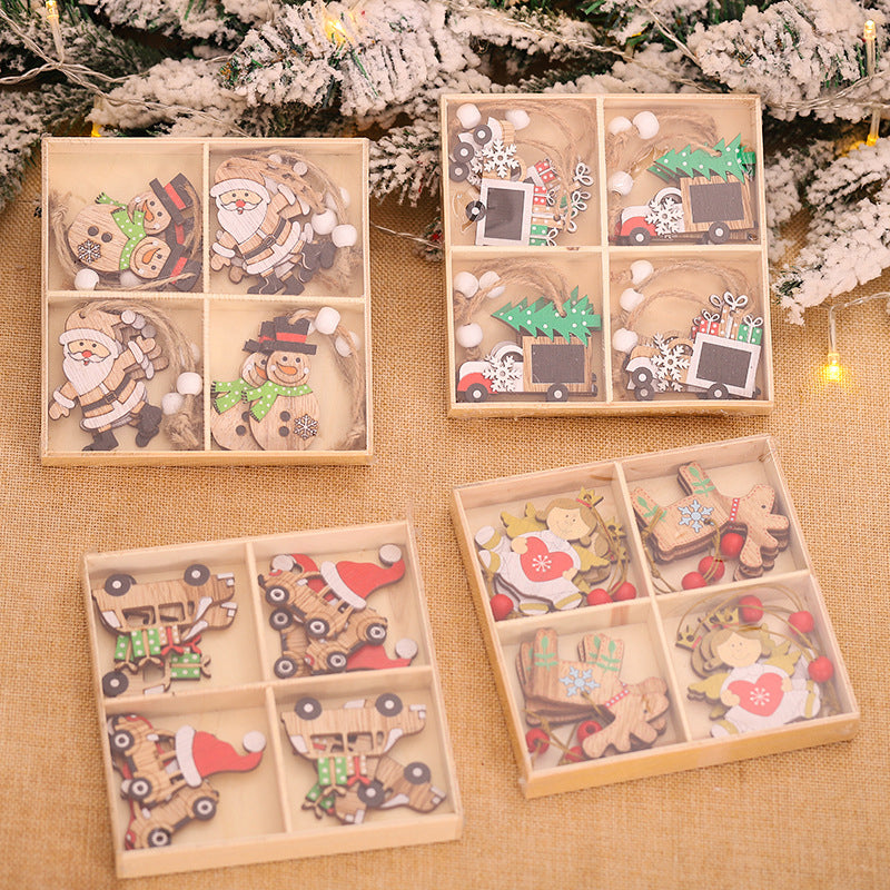 Christmas Wooden Ornament (12 pcs)