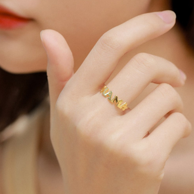 Sterling Silver Mothers Ring
