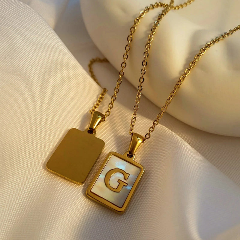 Women's Stainless Steel Letter Necklace