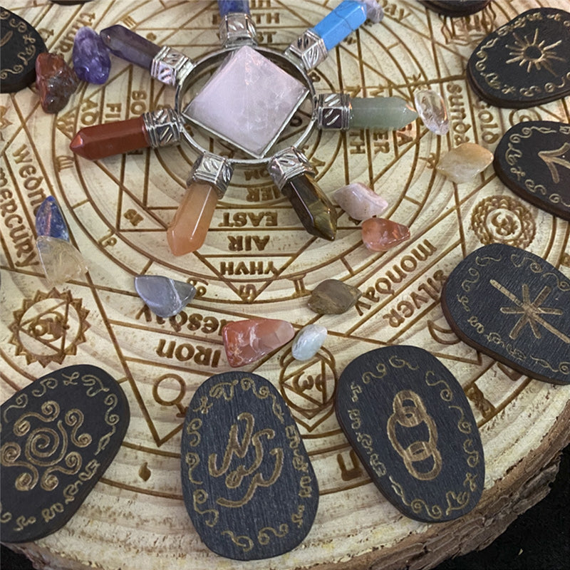 Witch Rune Set Decoration