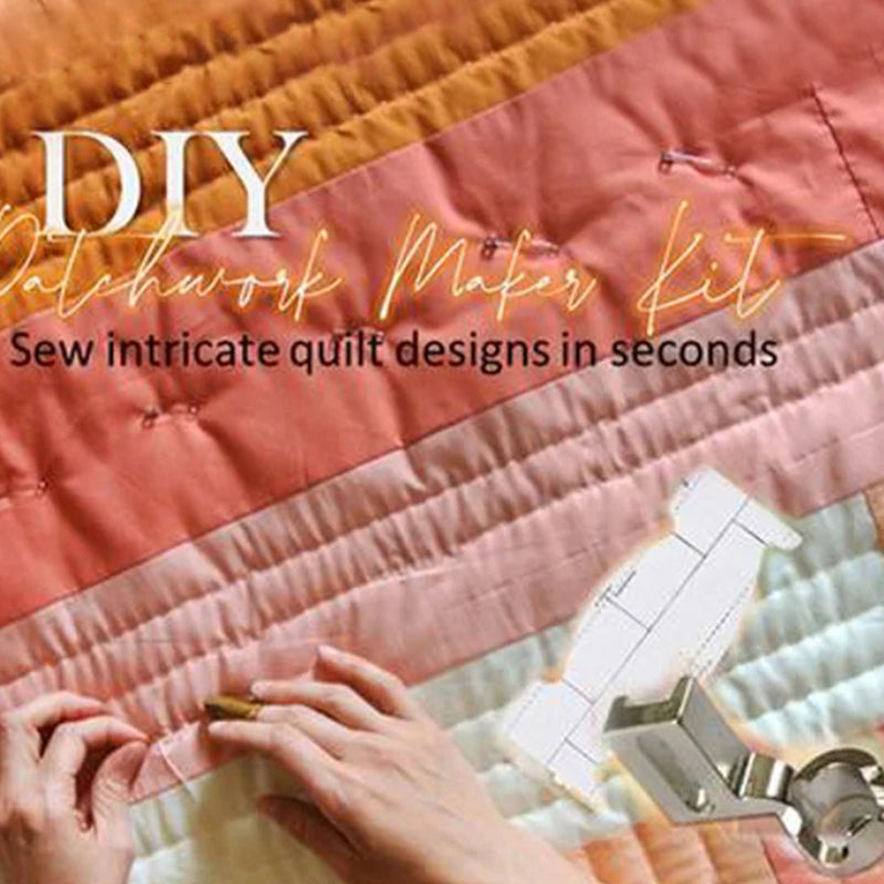 DIY Lappeteppe Maker Kit+Quilting Foot Press
