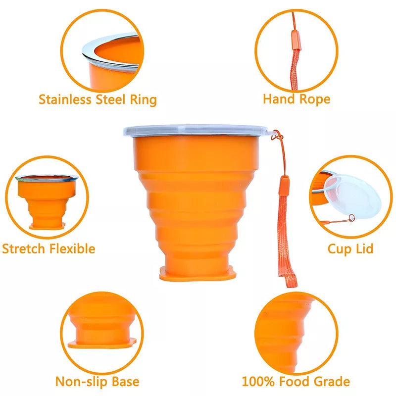 Retractable Folding Cup