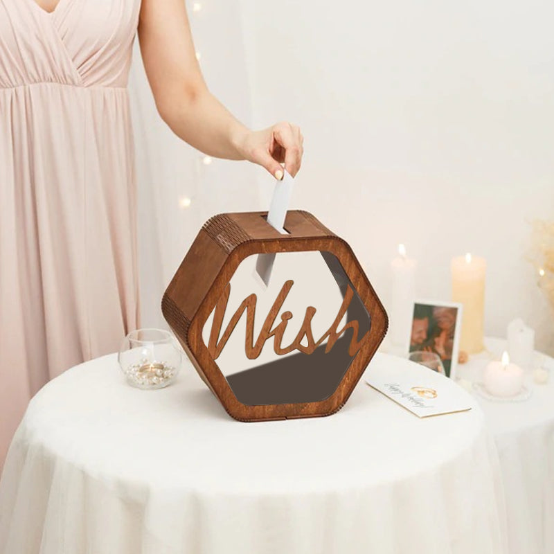 Personalized Wedding Card Box