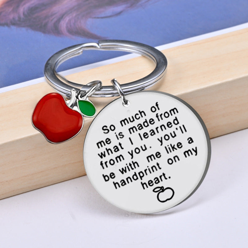 Stylish Inspirational Stainless Steel Keychain