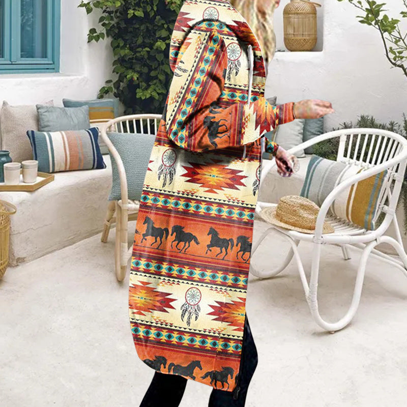Printed Hooded Jacket