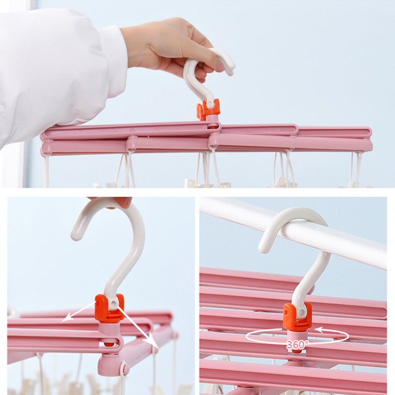 Foldable Multi-functional Multi-head Drying Stand
