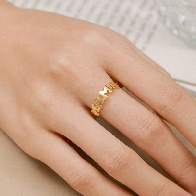 Sterling Silver Mothers Ring