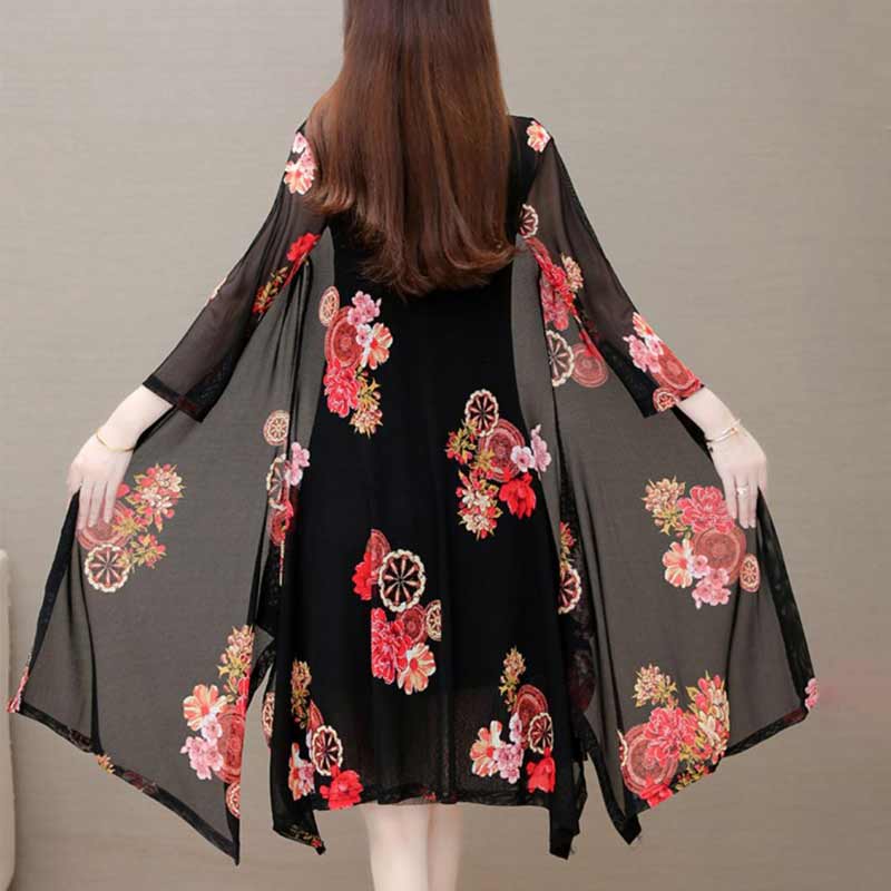 Womens Floral Print Dress