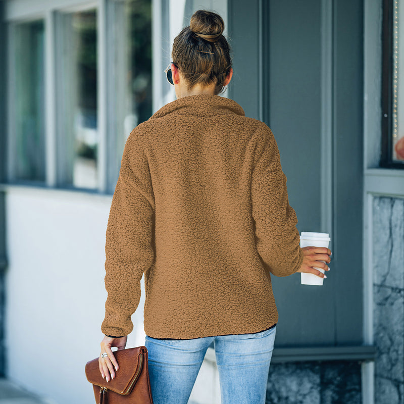 Khaki Sherpa Jacket