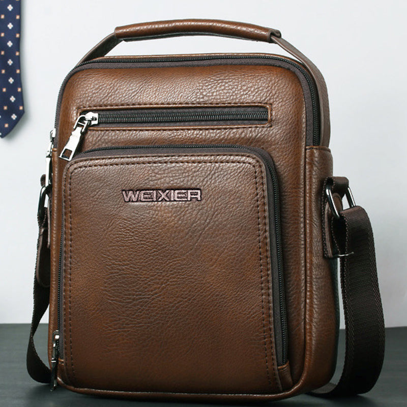 Man Leather Crossbody Bag