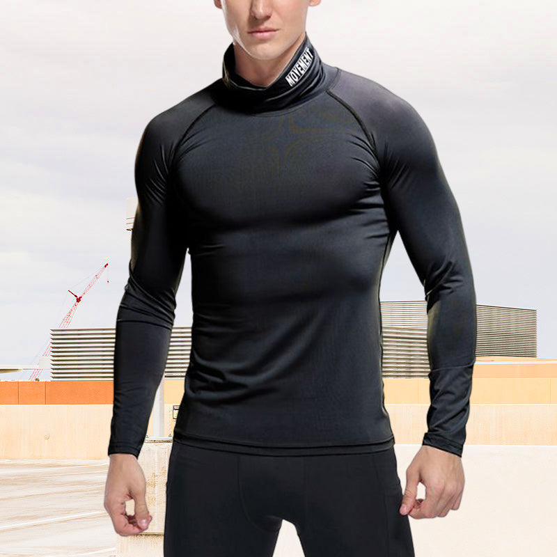 Turtleneck Tights Quick Dry Shirt
