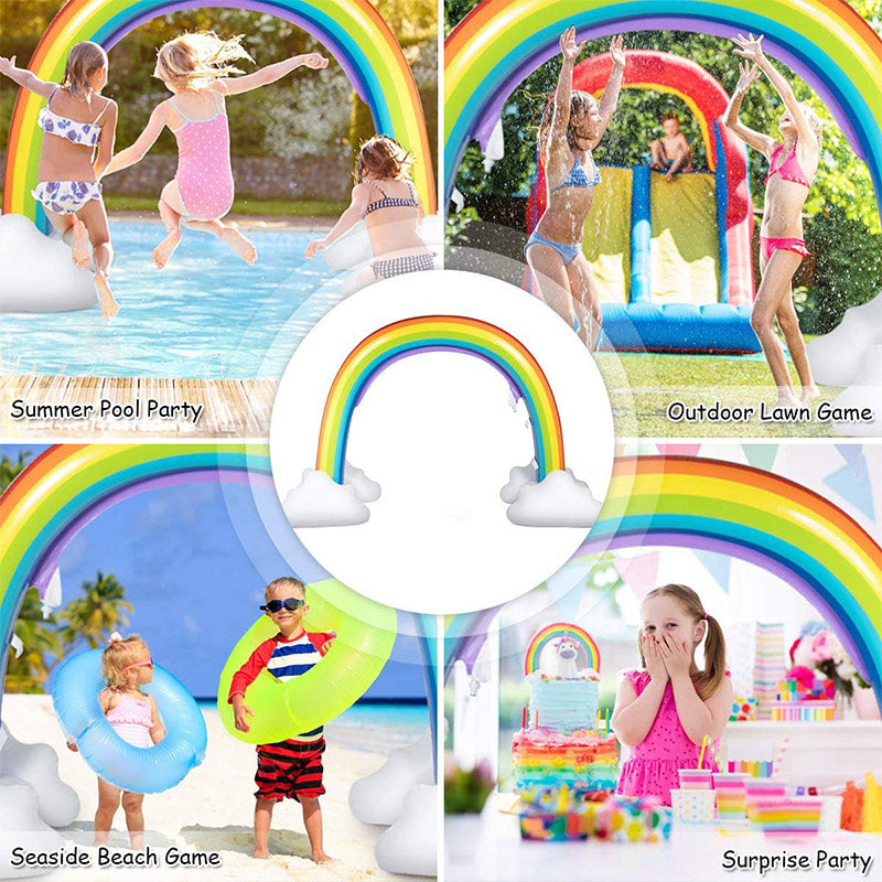 Inflatable Water Spray Rainbow Arch