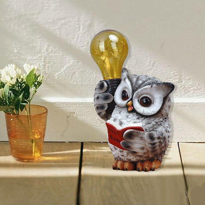 Owl Solar Ornament