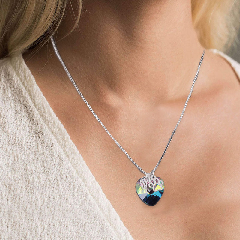 Rainbow Heart Necklace