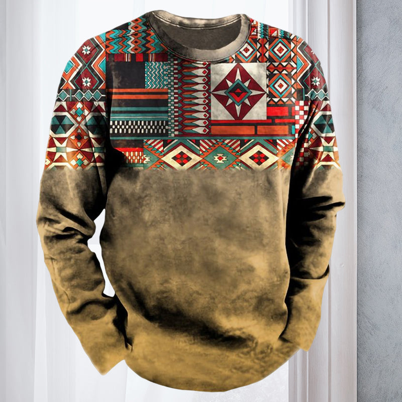 Digital Print Crew Neck T-Shirt