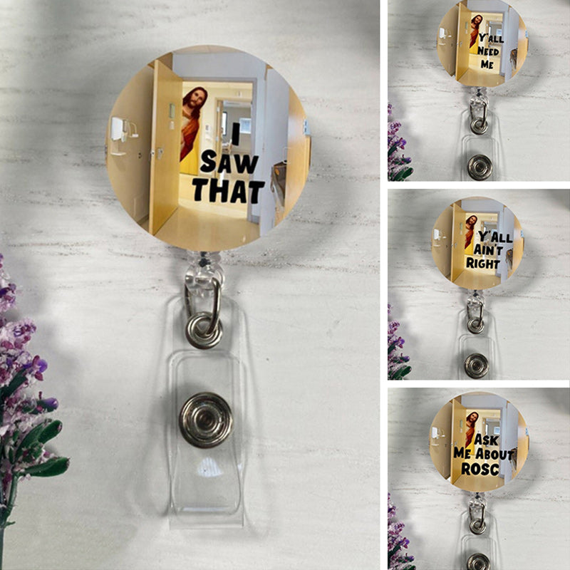 Funny Christmas Jesus Keychain