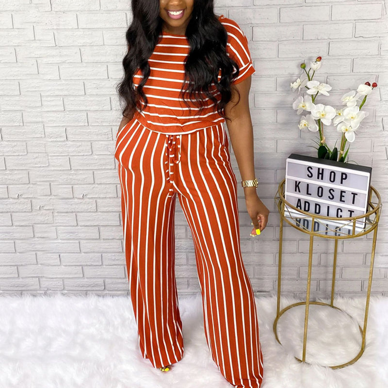 Striped Jumpsuit