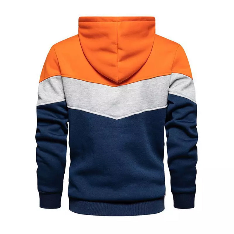 Hooded Colorblock Sweatshirt