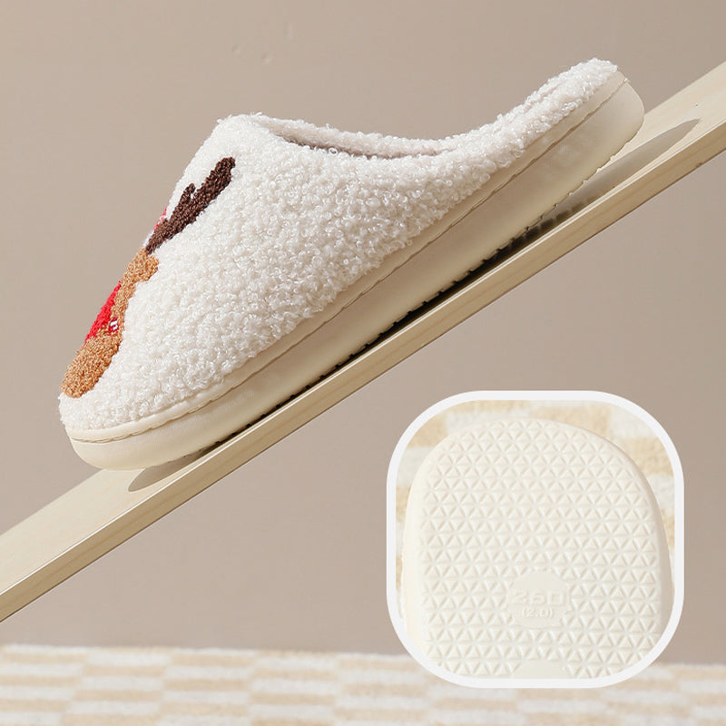 Reindeer Cozy Home Slippers