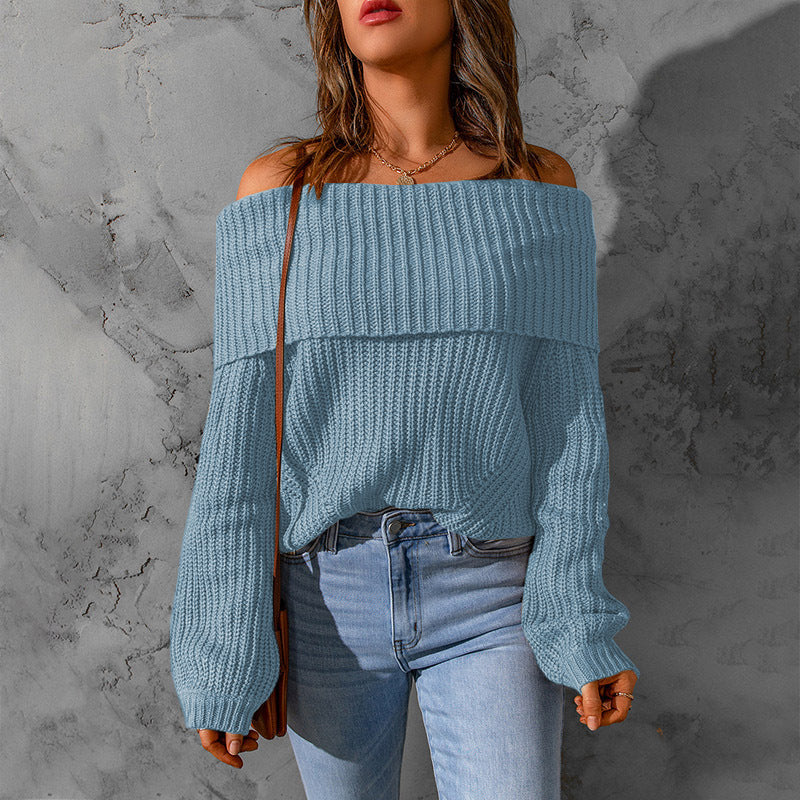 Off-shoulder Sweater