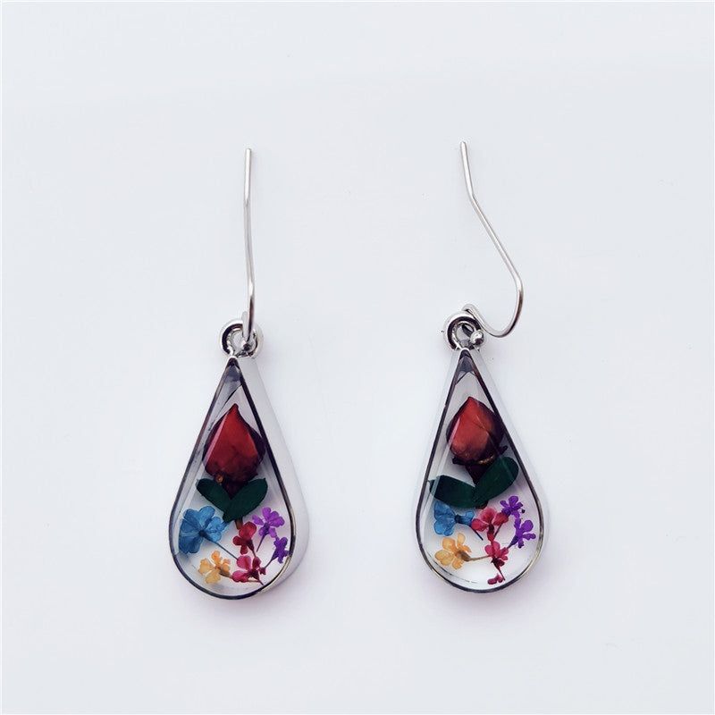 Drop Shape Resin Earrings