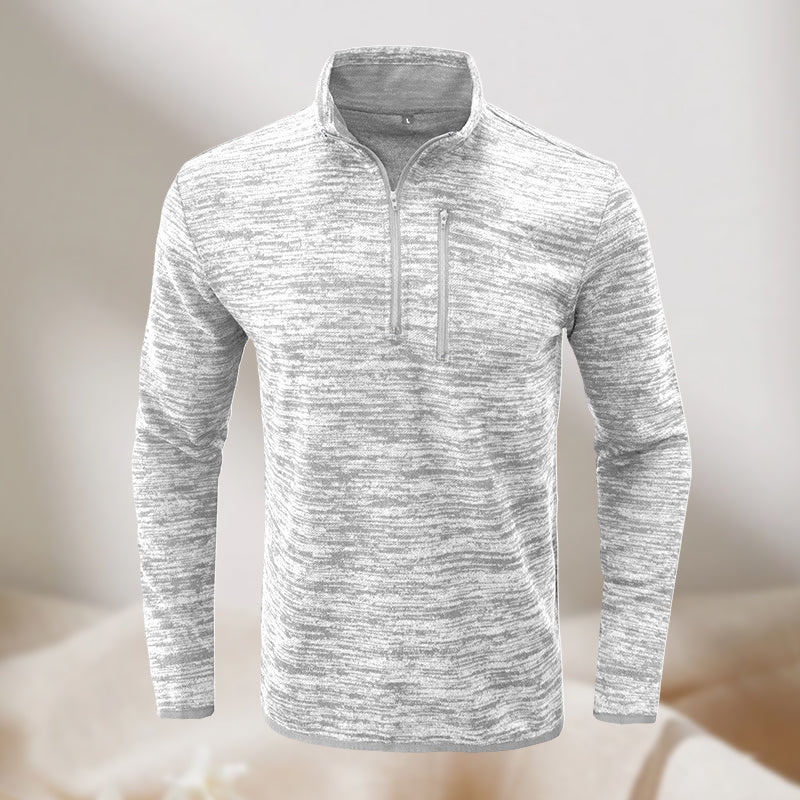 Men's Half Zip Stand Collar Sweatshirt