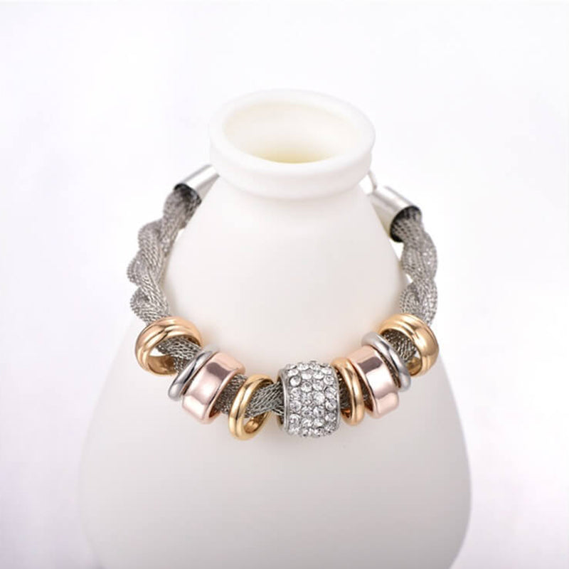 Entwined Ring Accent Bracelet