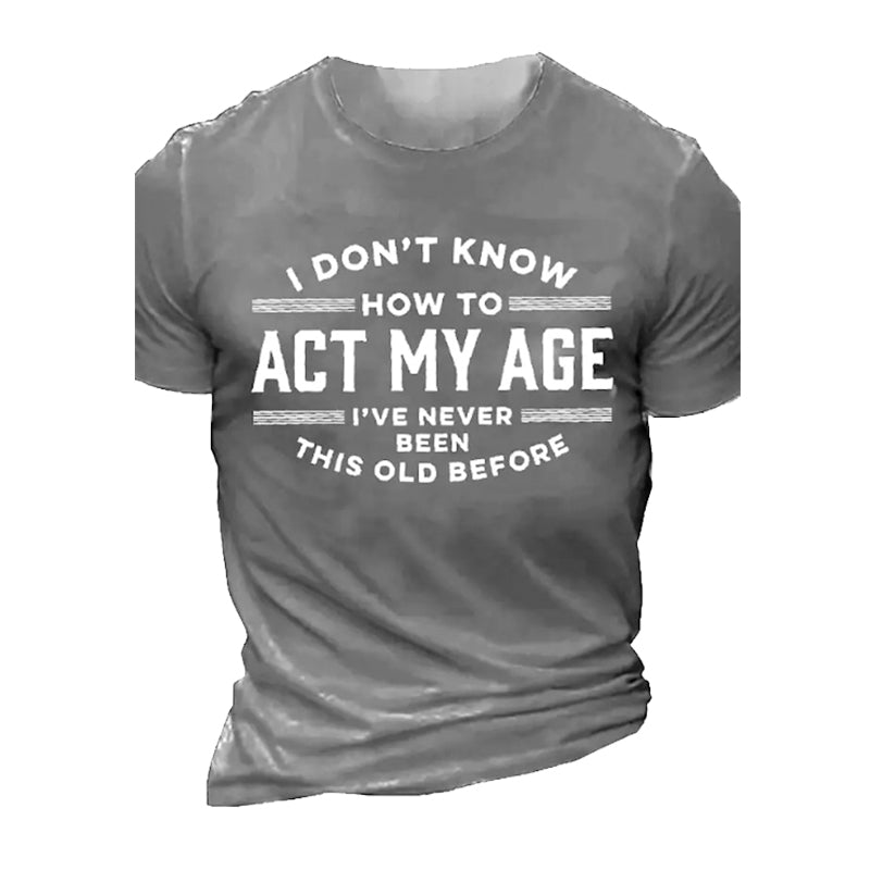 3D Printed Men's Short Sleeve T-Shirt