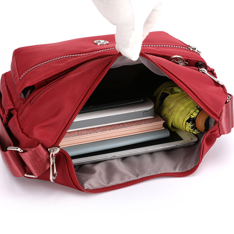Oxford Cloth Crossbody Shoulder Bag