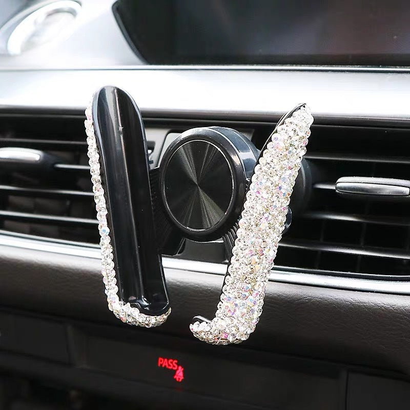 Crystal Car Phone Holder