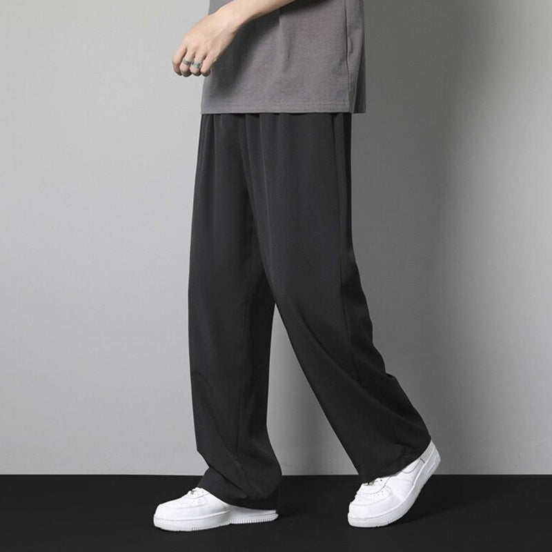 Men's Long Ice Silk Pants