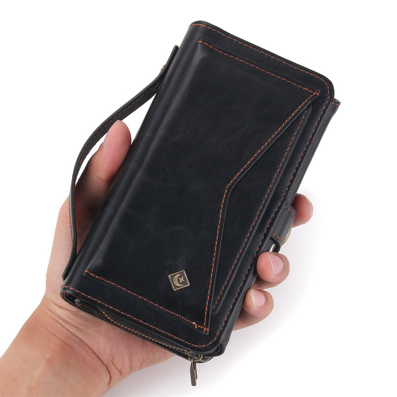 3-In-1 Retro Tri-Fold Wristlet Phone Bag