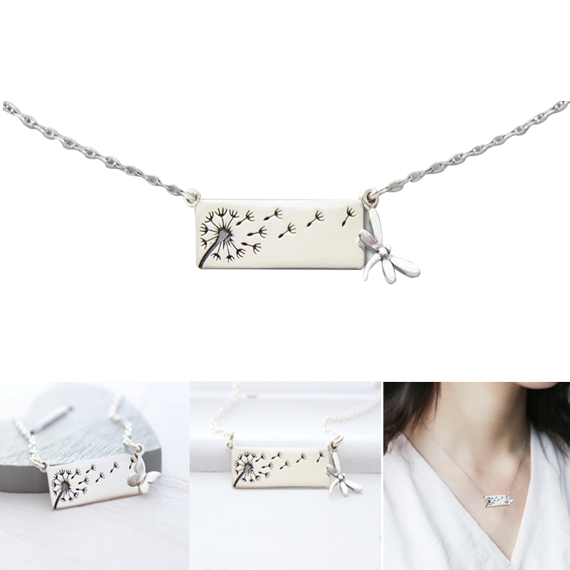 Dragonfly Butterfly Necklace