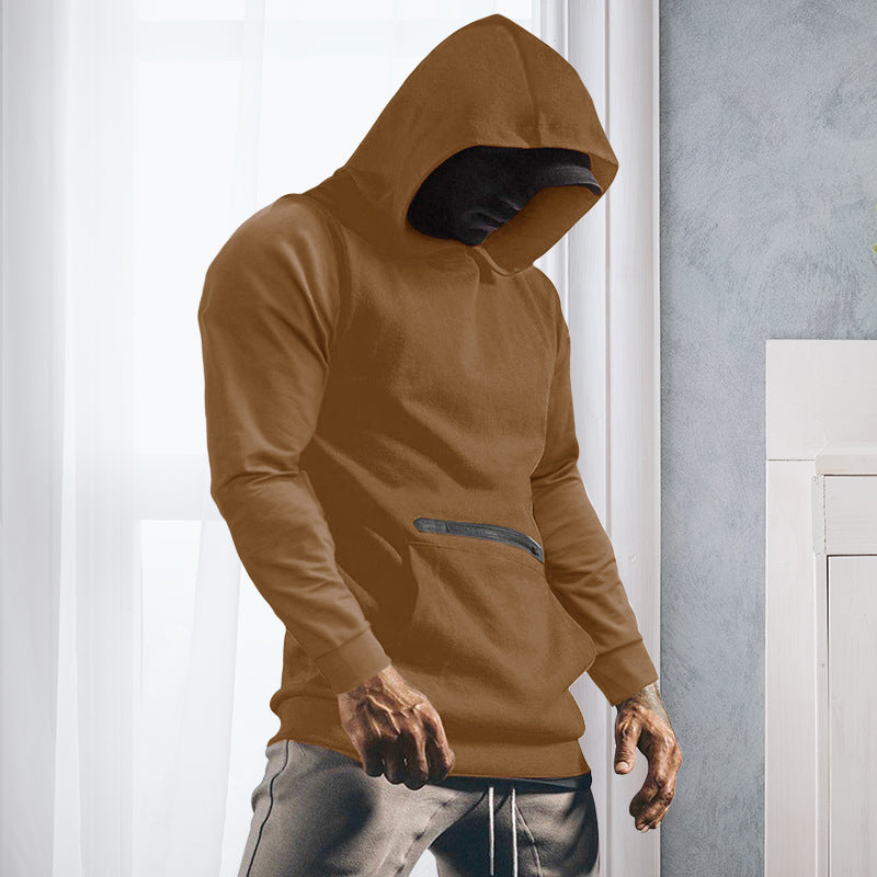 Solid Color Long Sleeve Hoodie