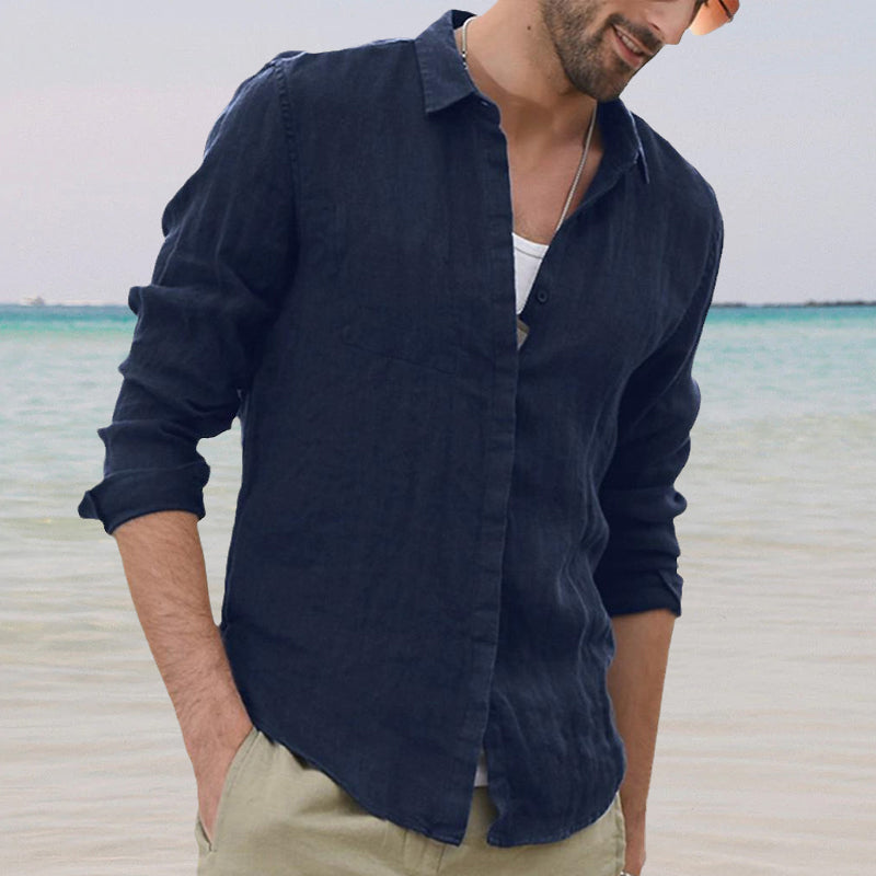 Men's Cotton Linen Shirt